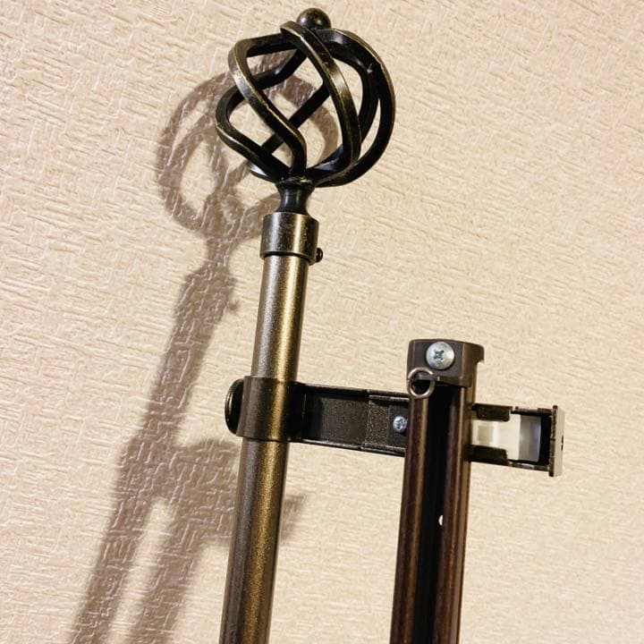 カーテンレール　アイアン　 クラシック　アンティーク調
