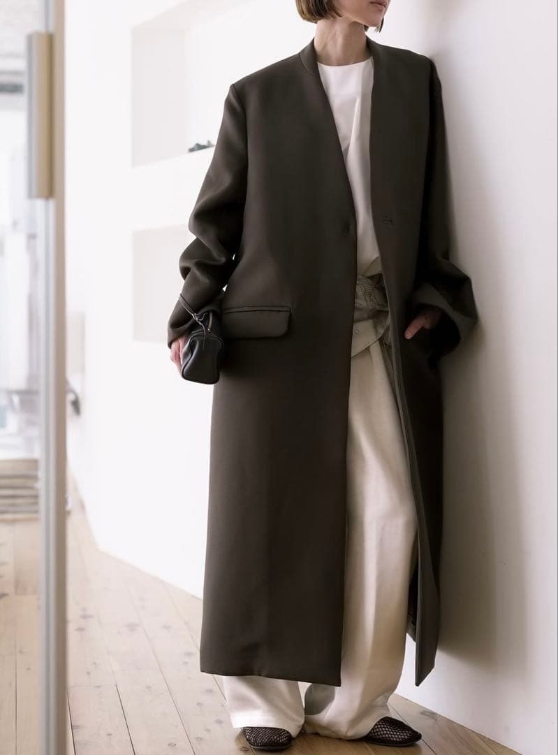 ジャケット・アウター roughlow effortless long jaket