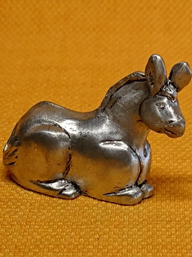 ビンテージ　馬　金属　オブジェ　置物　インテリア　工芸品　美術品　A2998