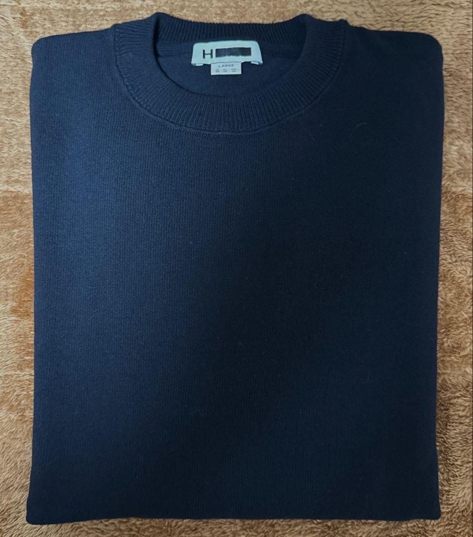 H BEAUTY&YOUTH カットソー ブラック L