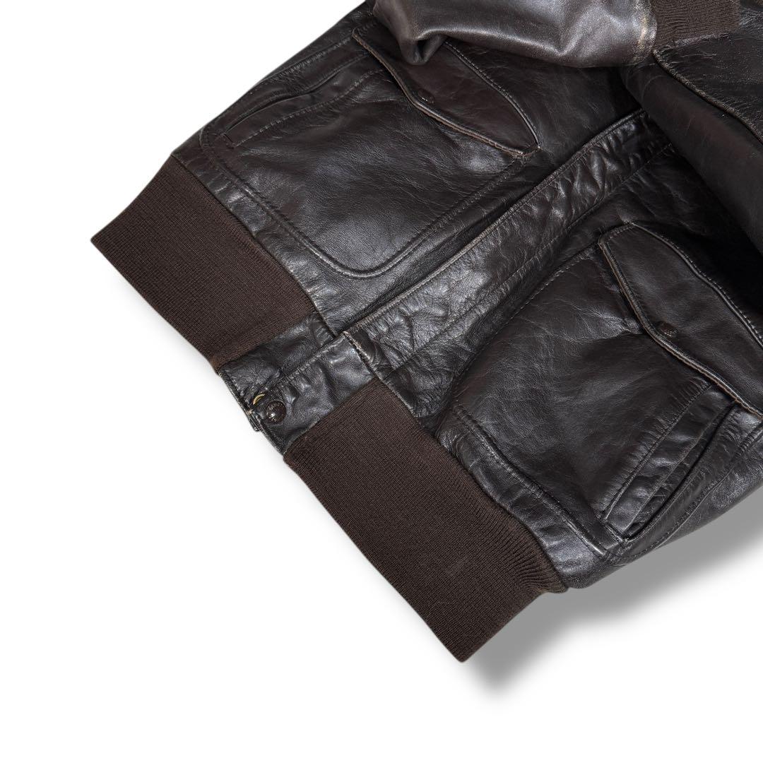 Schott USA G-1 カウレザー ライナー付き フライトジャケット L