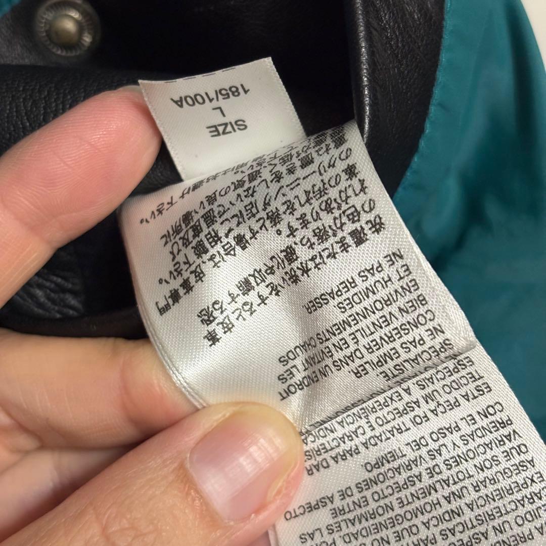 美品 DIESEL L-SHIRO JACKET 羊革 ライダースジャケット L