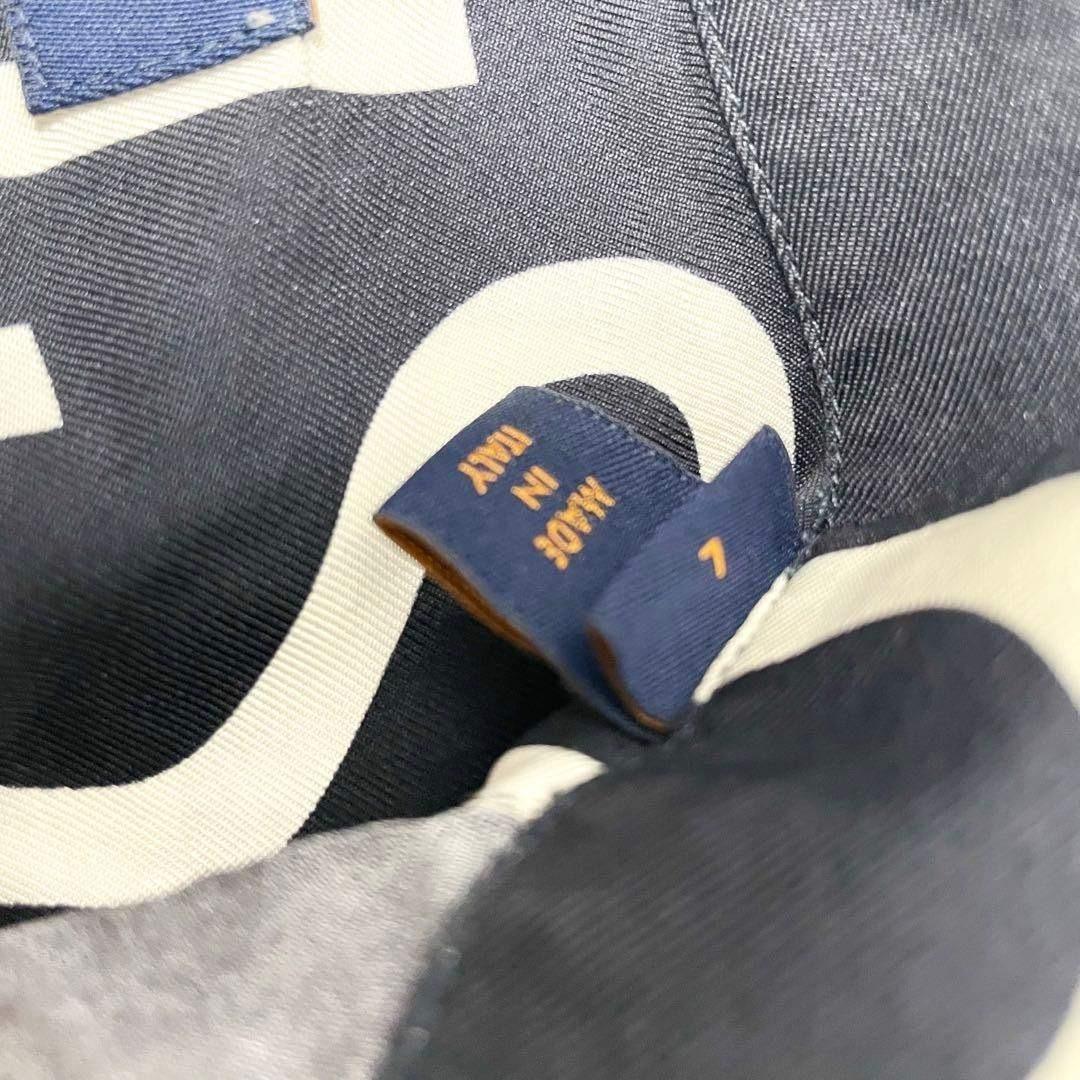 ルイヴィトン　シルク　レギュラーフィット　プリント　総柄　ロングシャツＬサイズ