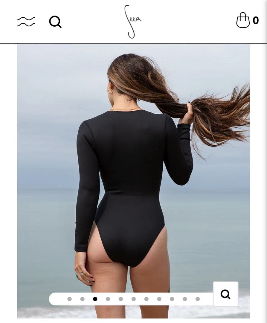 【新品】Seea サーフスーツ　XS ブラック