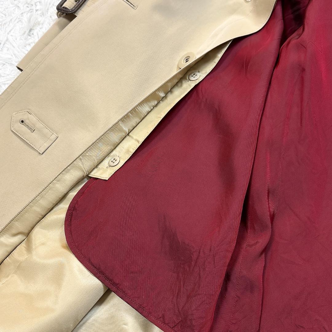 100年コート【極美品】サンヨーコート トレンチコート ロング丈 ライナー 38