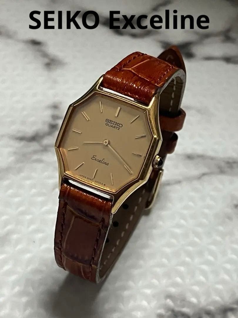 ★SEIKO Exceline。ドレスウォッチブランド。SGP30(オクタゴン）