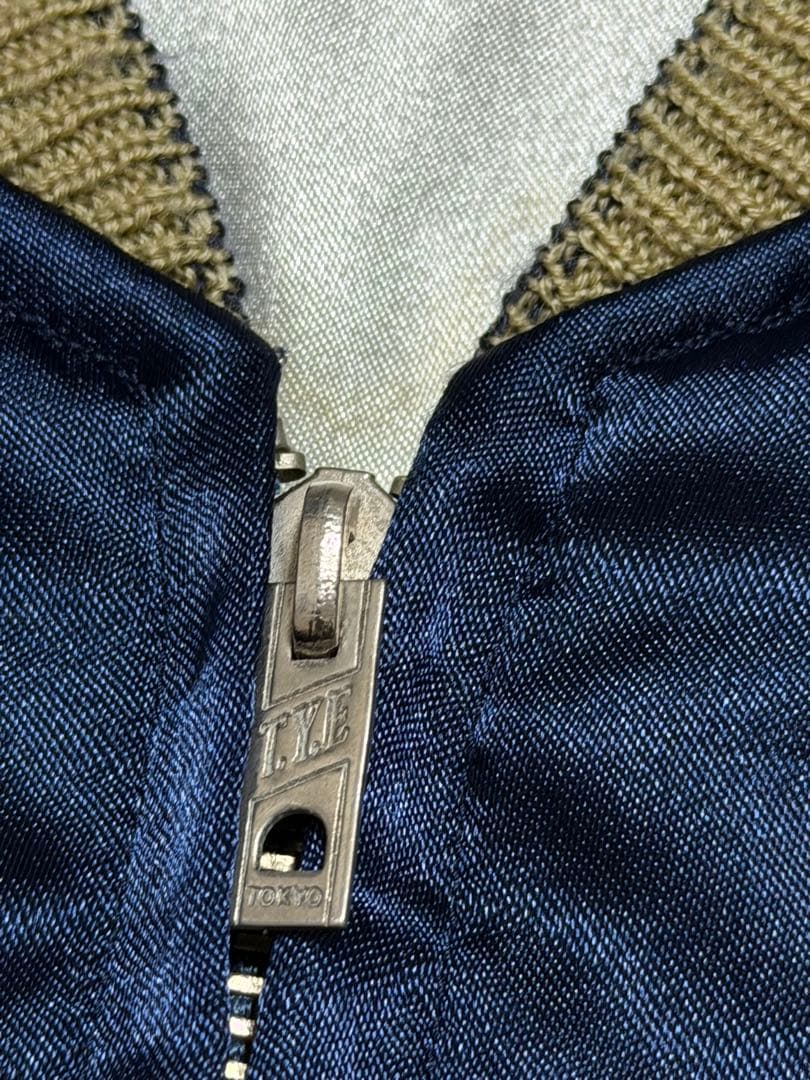 ２面用 テーラー東洋 龍 スカル 日本限定 スカジャン サテン unisex