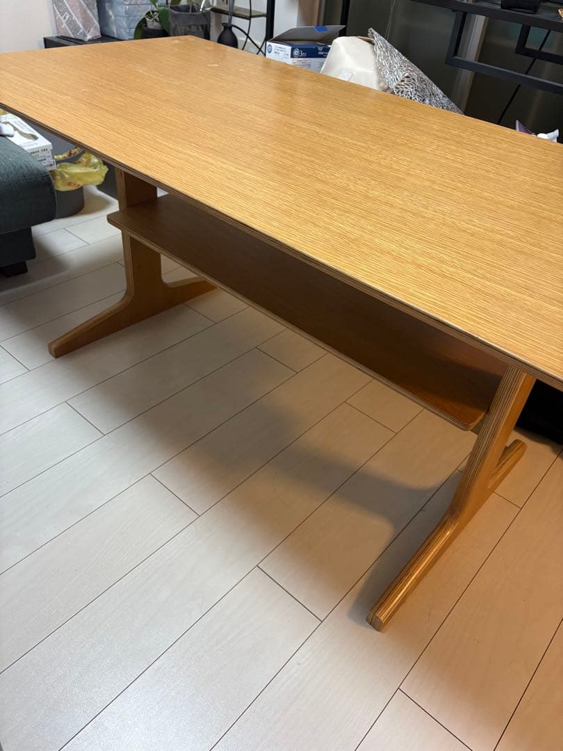木製 長方形ダイニングテーブル 中型
