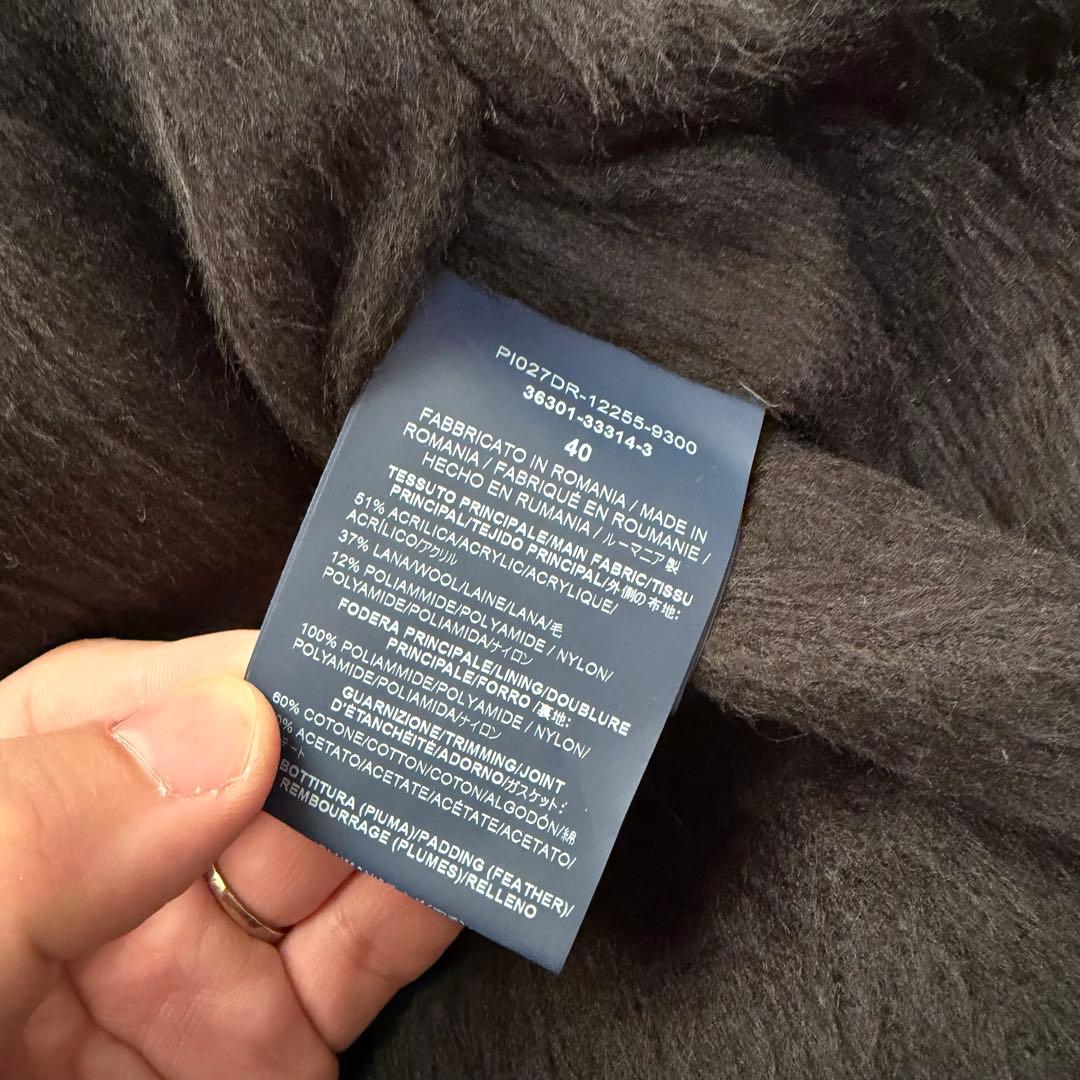 未使用級Lサイズ相当　ヘルノ　Resort ダウンジャケット　エコファー　フード