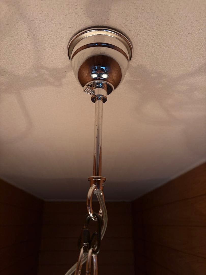 瀧住電機工業 タキズミ 3連シャンデリア 羽根シェード