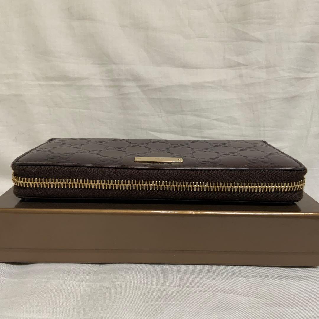 GUCCI ダークブラウン GGパターン 長財布