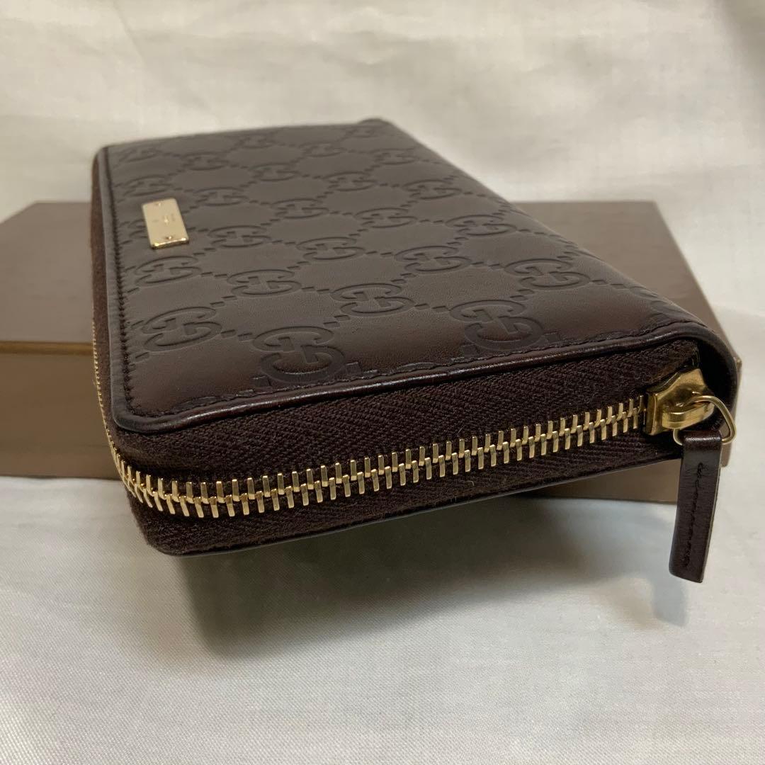 GUCCI ダークブラウン GGパターン 長財布