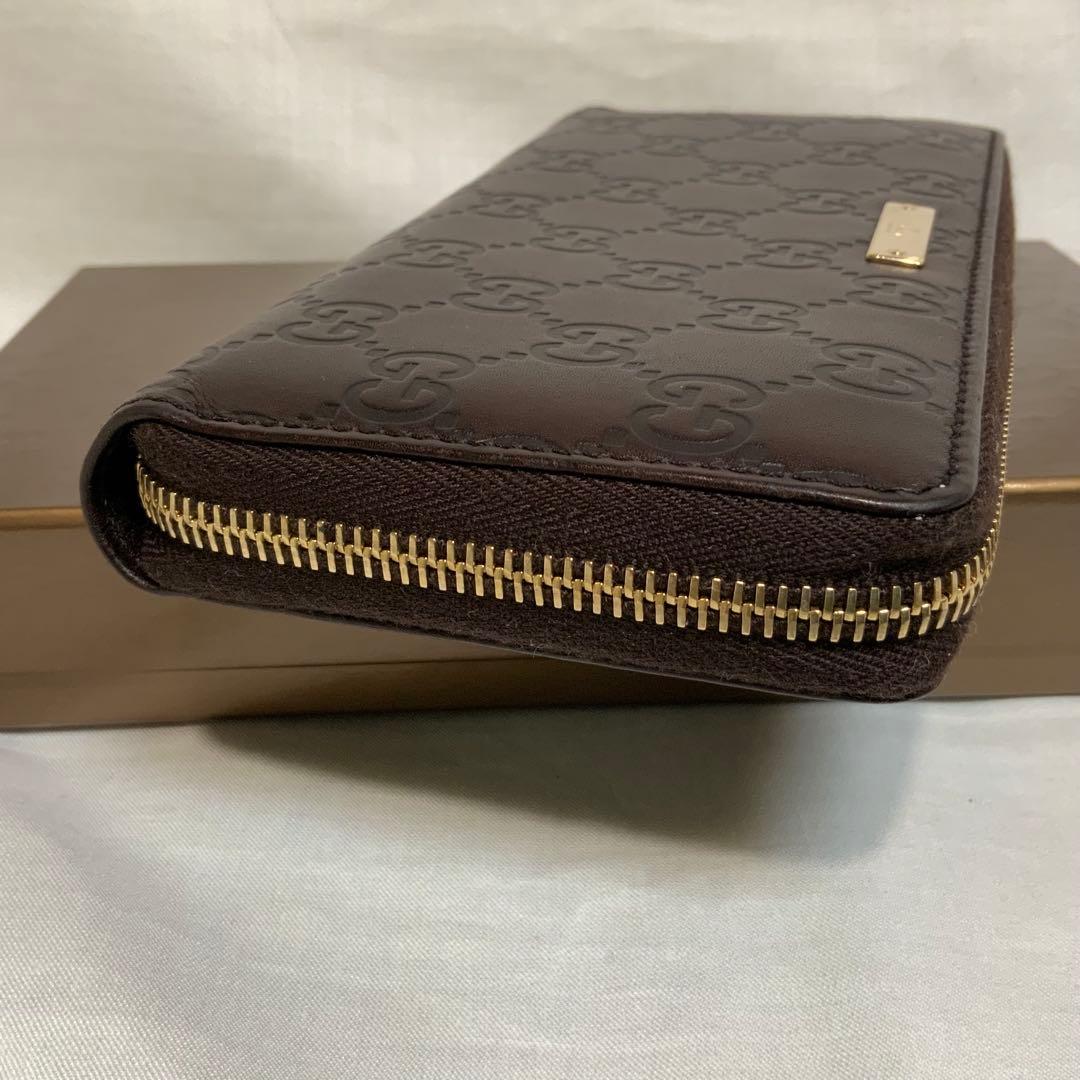 GUCCI ダークブラウン GGパターン 長財布