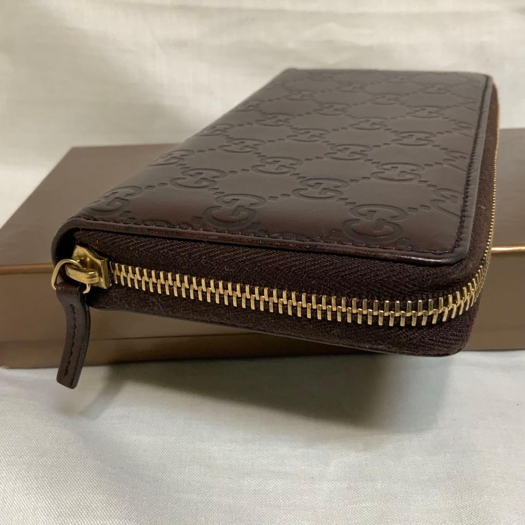 GUCCI ダークブラウン GGパターン 長財布