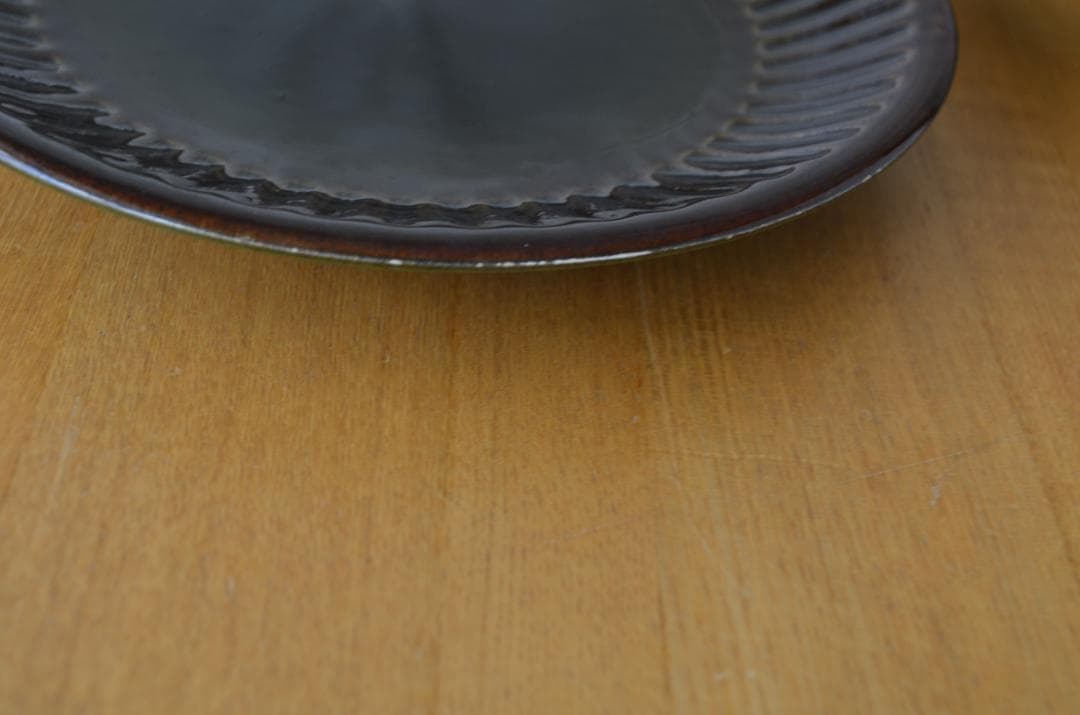 ゲフレ●KOSMOS/コスモス●19cmプレート3枚 オリーブ/グリーン