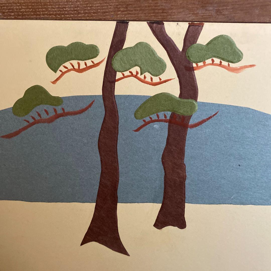 絵画　屏風　絵　インテリア