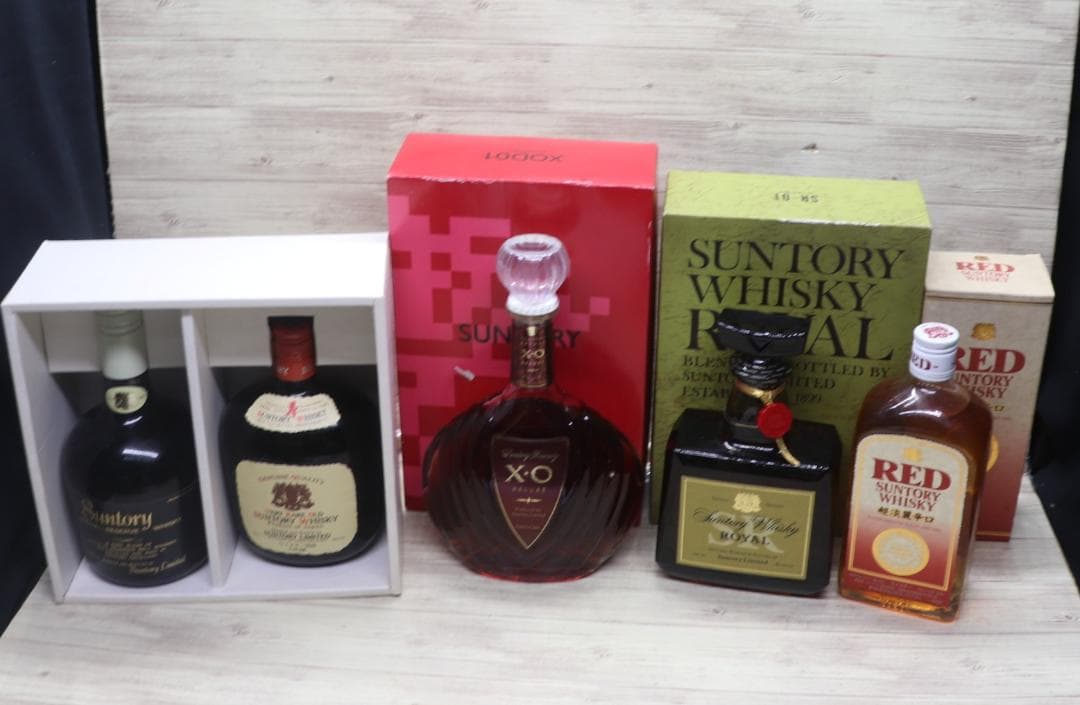 ◆未開栓 5本 サントリー ローヤル SR ベリーレアオールド 他