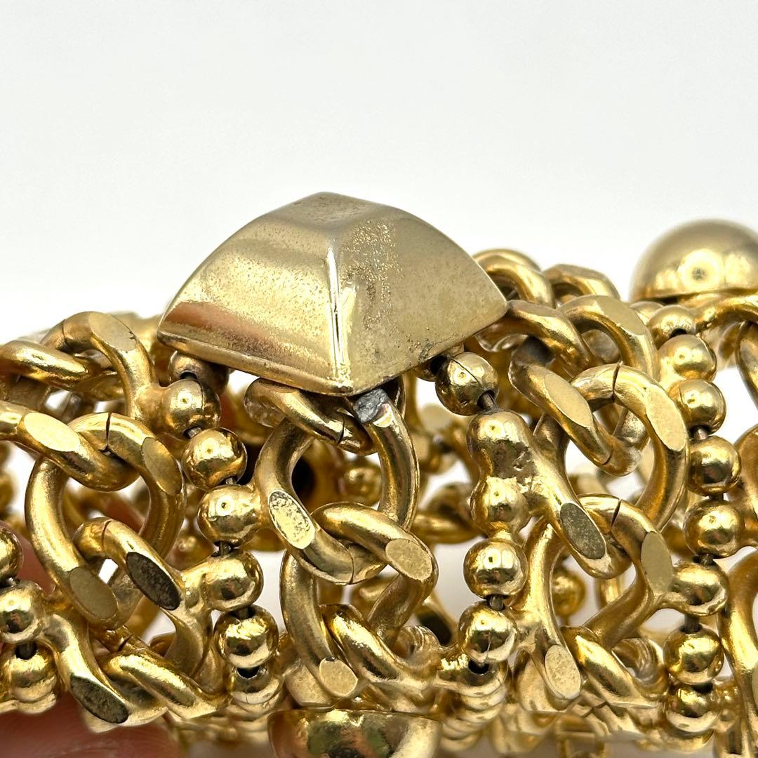 【希少】CLASS roberto cavalli ブレスレット ゴールドカラー