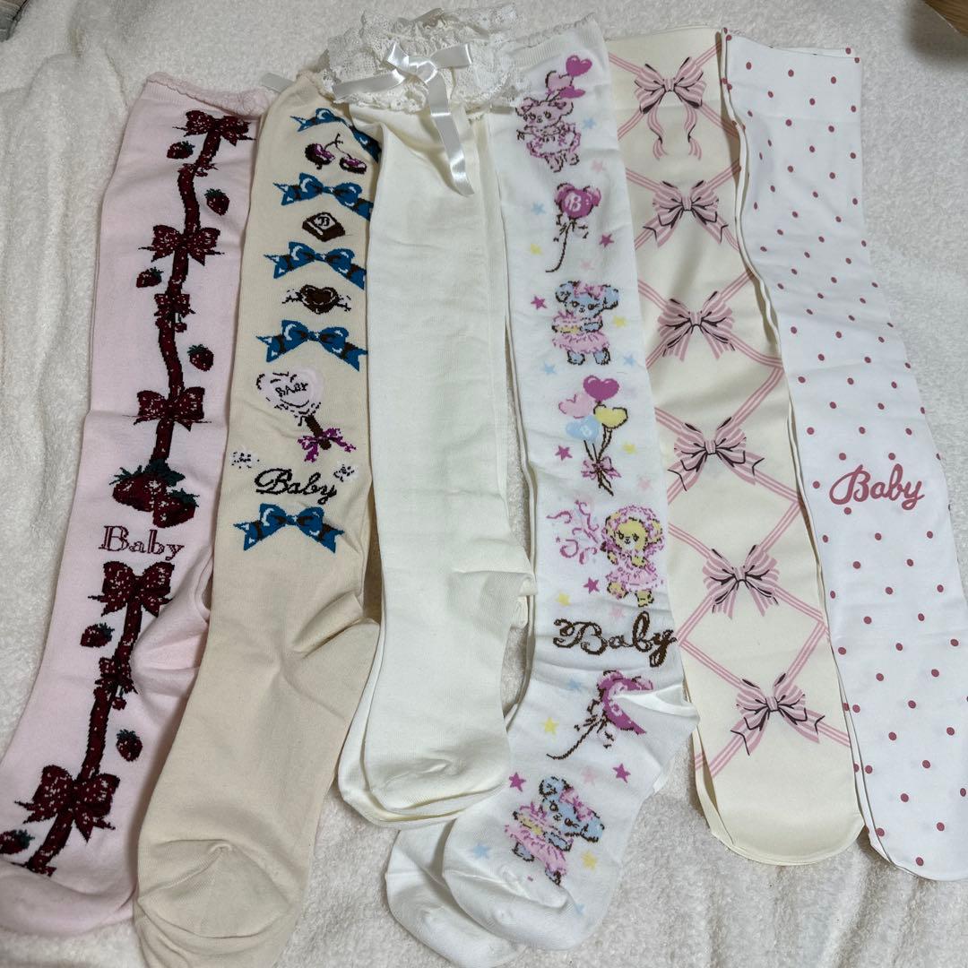 オーバーニー 8足 セット売り