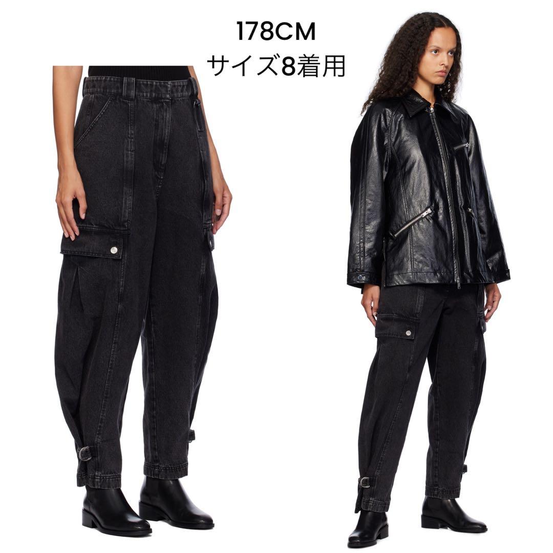 2024 新品 3.1 フィリップリム デニム カーゴ パンツ 8 黒