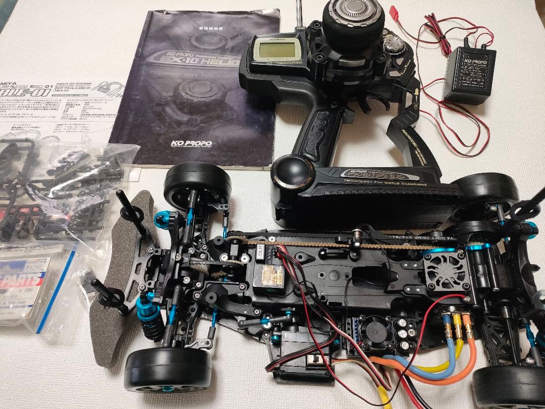 タミヤ TA06 OP多数 FM/ブラシレスメカ　EX-10ヘリオス　フルセット