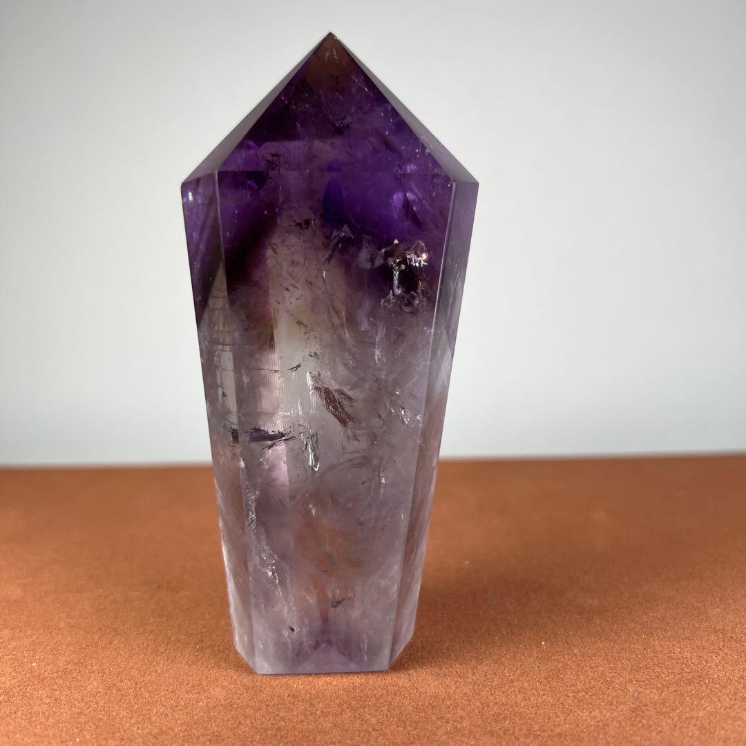 天然石　アメジスト　ポイントタワー