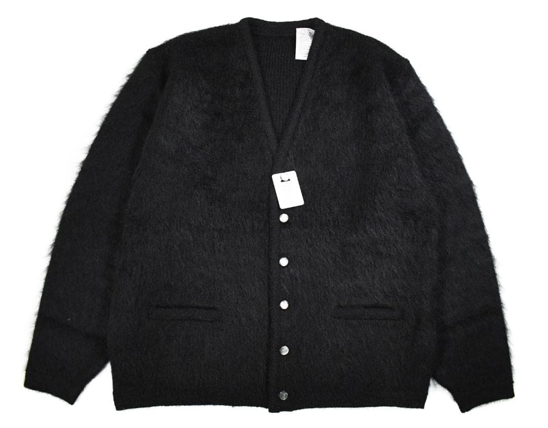 A.R.P. Shaggy Man　Mohair Cardigan Black