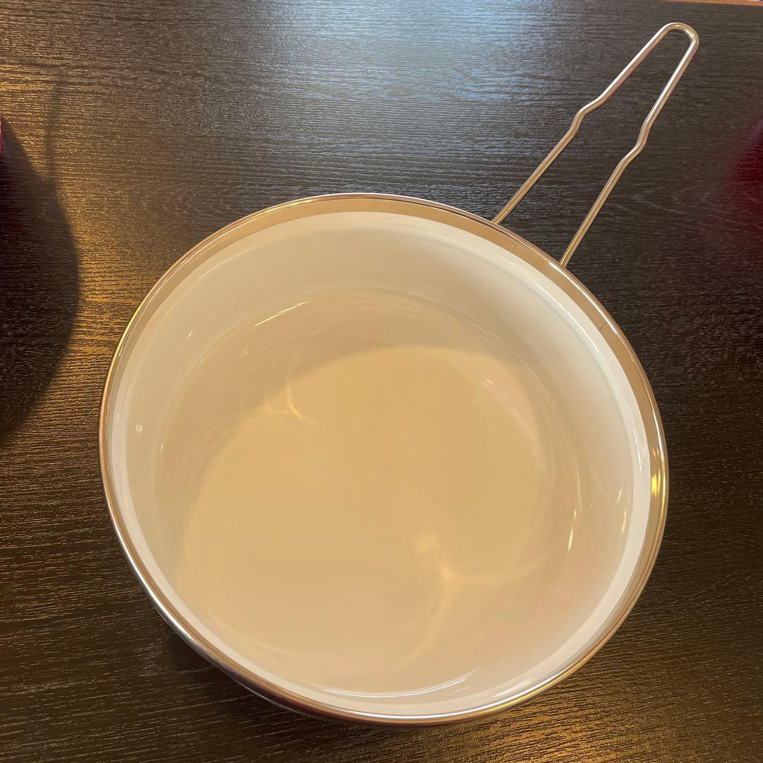 イタリアSiltal製ホーロー鍋・フライパン７点セット　エナメル　琺瑯　ほうろう