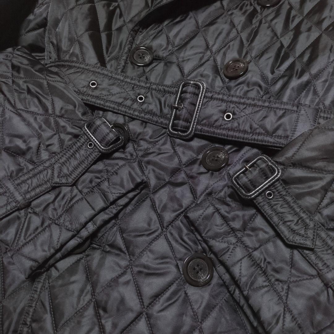 極美品！バーバリーブラックレーベル　キルティングトレンチコート　M　ノバチェック