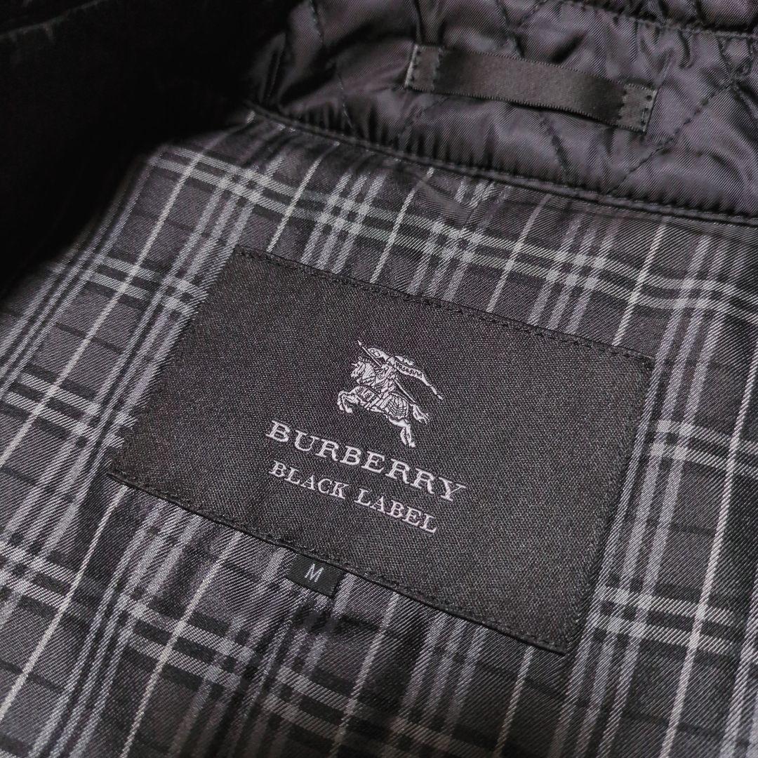 極美品！バーバリーブラックレーベル　キルティングトレンチコート　M　ノバチェック