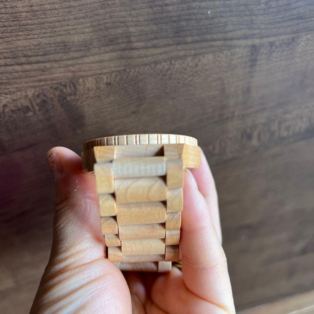 ウィーウッド　腕時計　美品　木腕時計