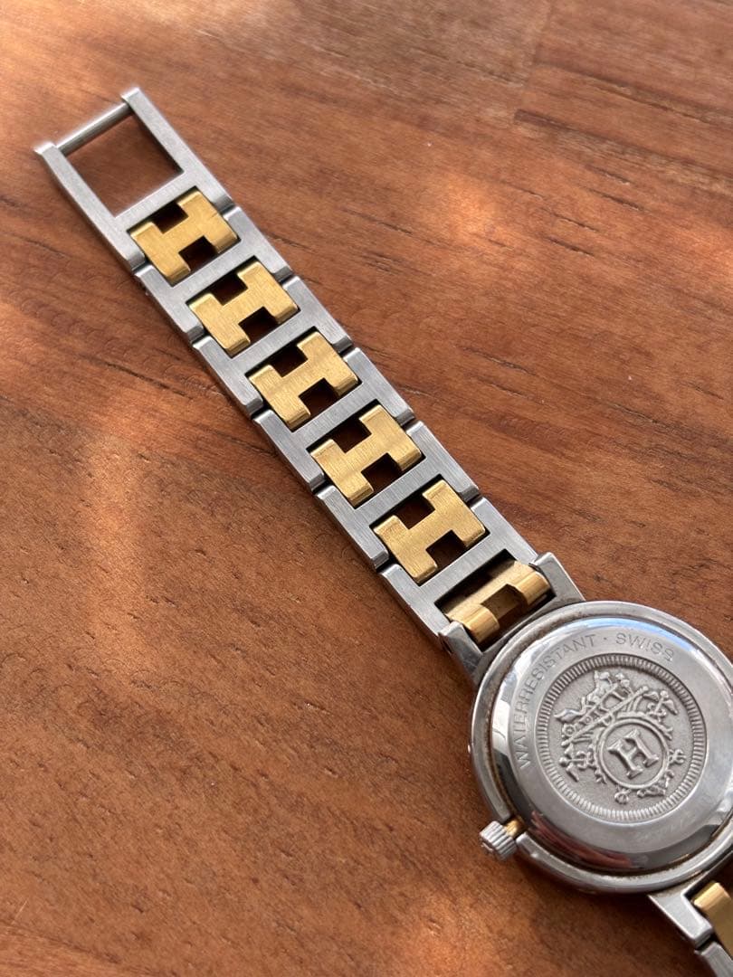 HERMES レディース クリッパー シルバー ゴールド