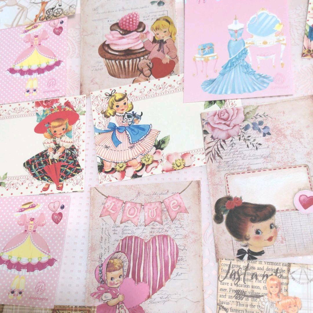 のり様♥ご確認用♥スーパーセール中♥新作ガーリーレトロガール♥バラメモ♯649