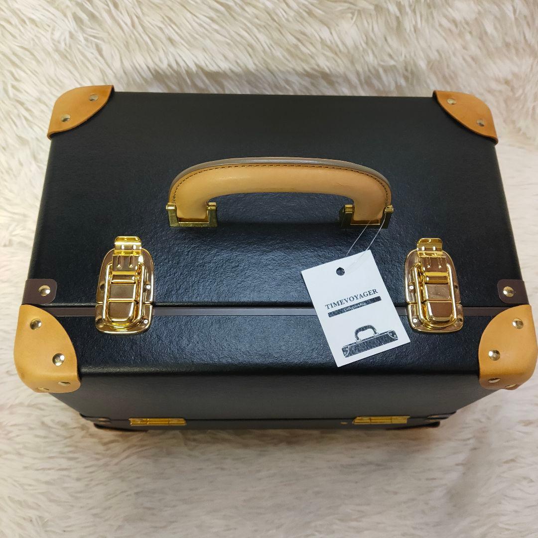 タグ付き 安達紙器工業株式会社 タイムボイジャー コレクションバッグ　L　黒