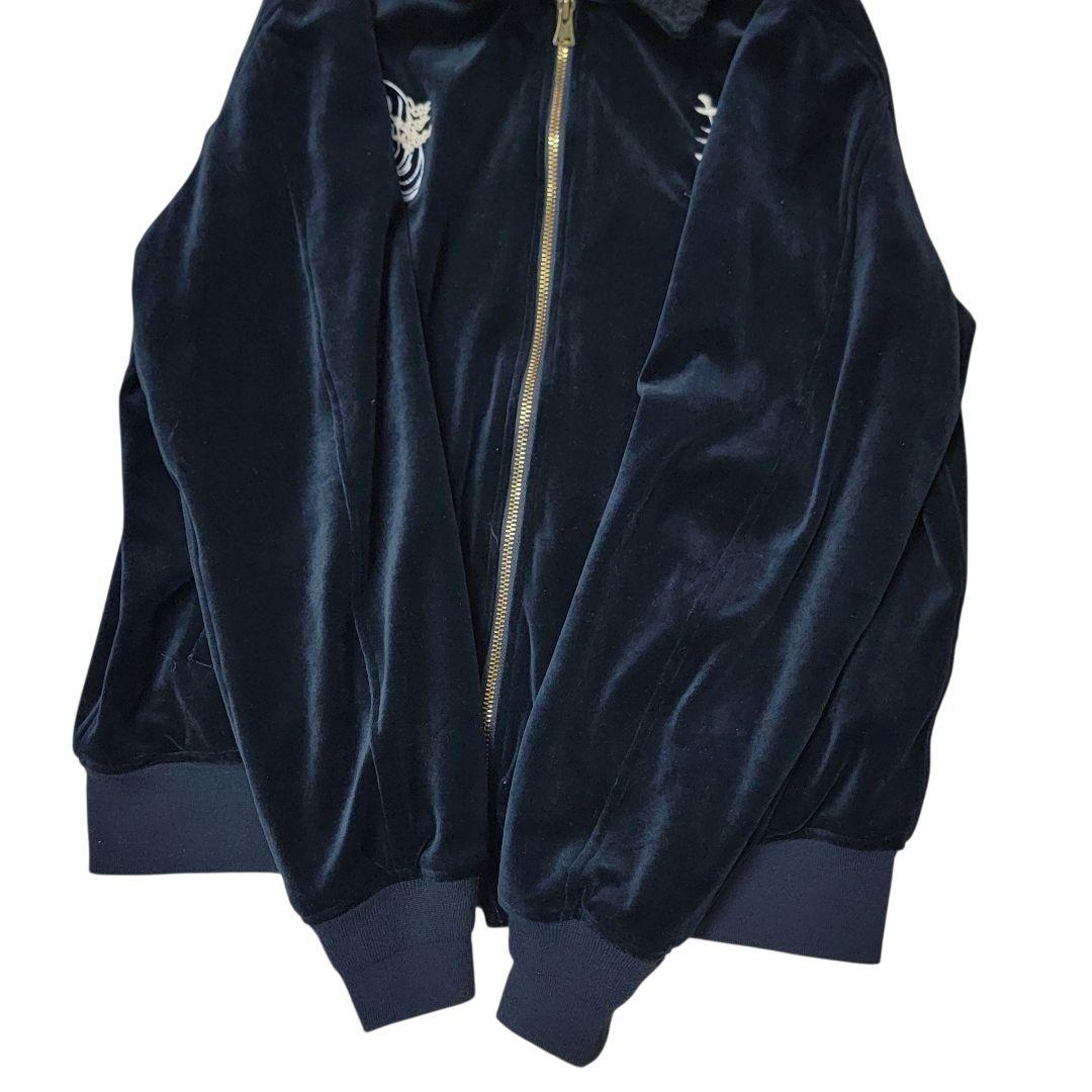 ダウンタウンへのオマージュ ブエナビスタ ベロアジャケット スカジャン L