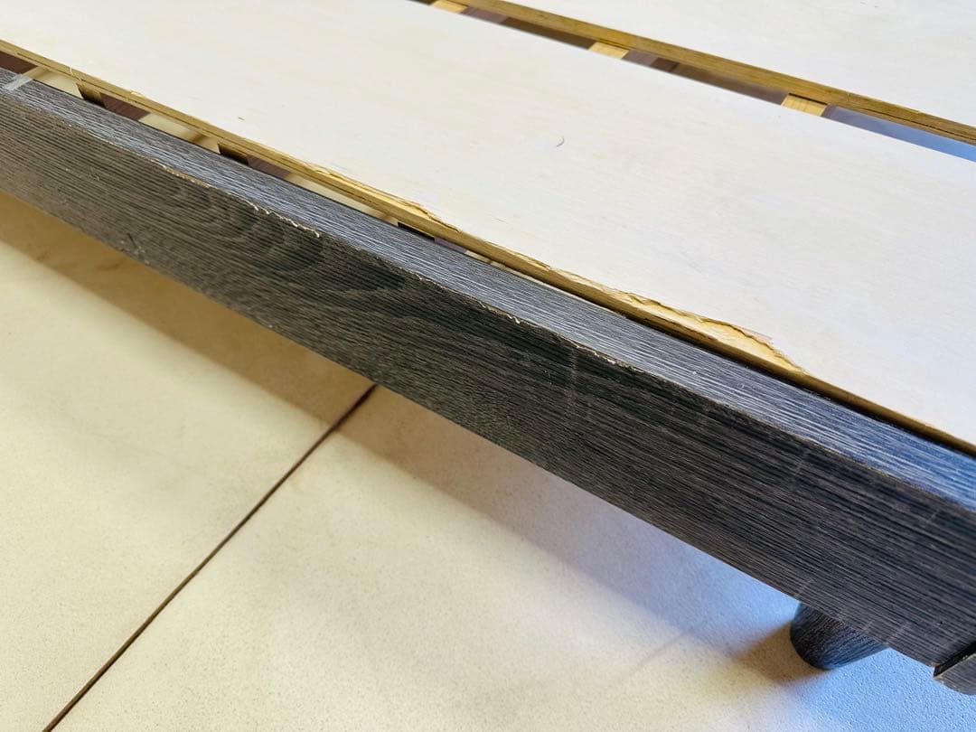 ダブルベッドマットレスフレーム LEDライト付き