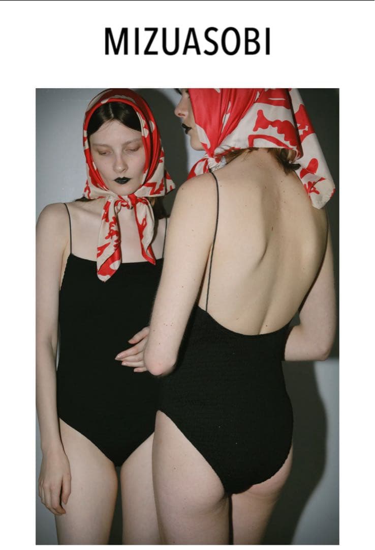 新品未使用　MIZUASOBI ブラック ワンピース水着