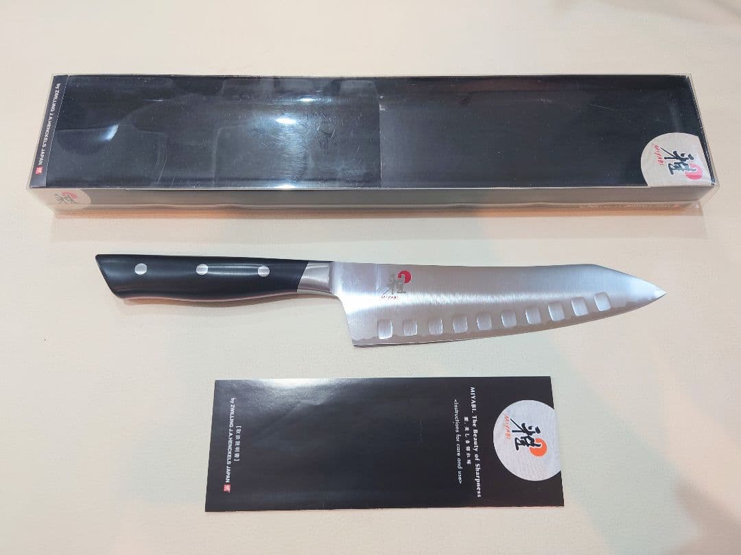 MIYABI 400 FC ロッキング三徳包丁 18cm