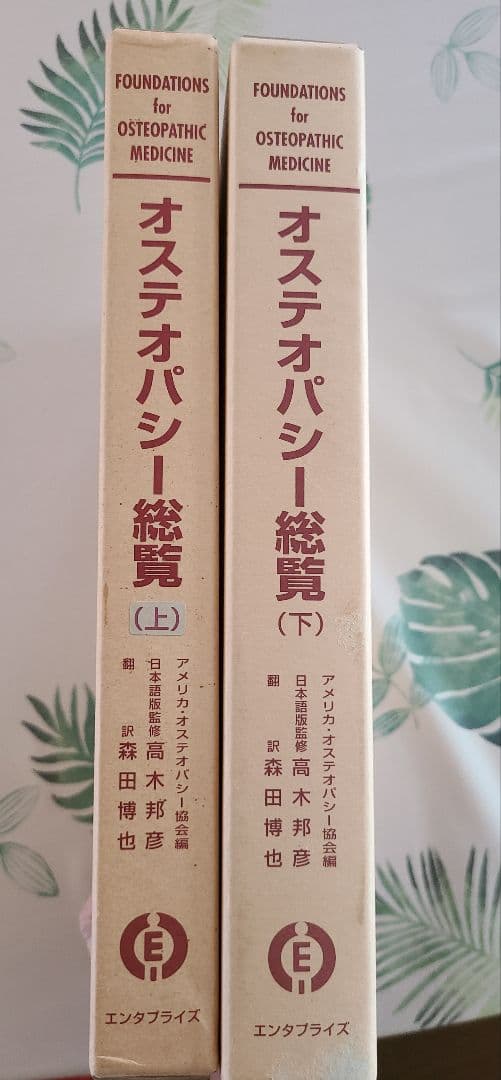 オステオパシー総覧　上下巻 2巻セット　高木邦彦 森田博也