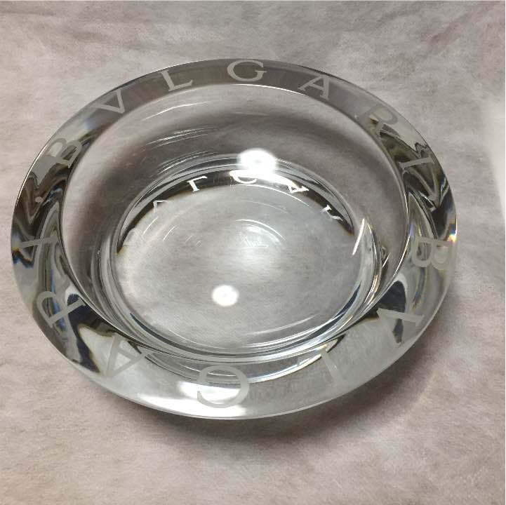 BVLGARI ブルガリ Lサイズ クリスタル 灰皿