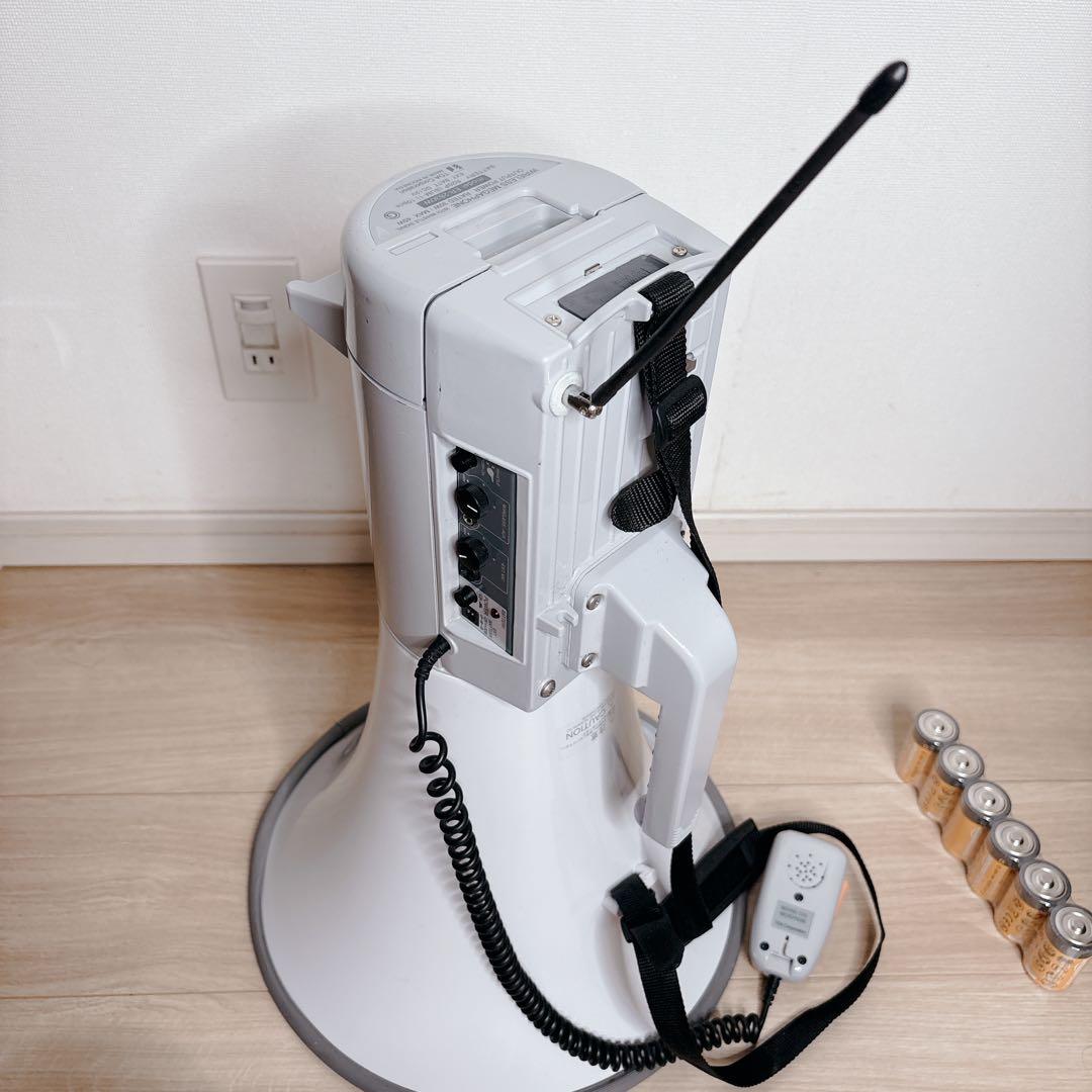 TOA ER-2830W ワイヤレスメガホン ホイッスル音付ショルダー型メガホン