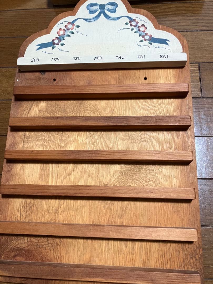 【廃盤】 enfant アンファン　木製　万年カレンダー　コーハウス