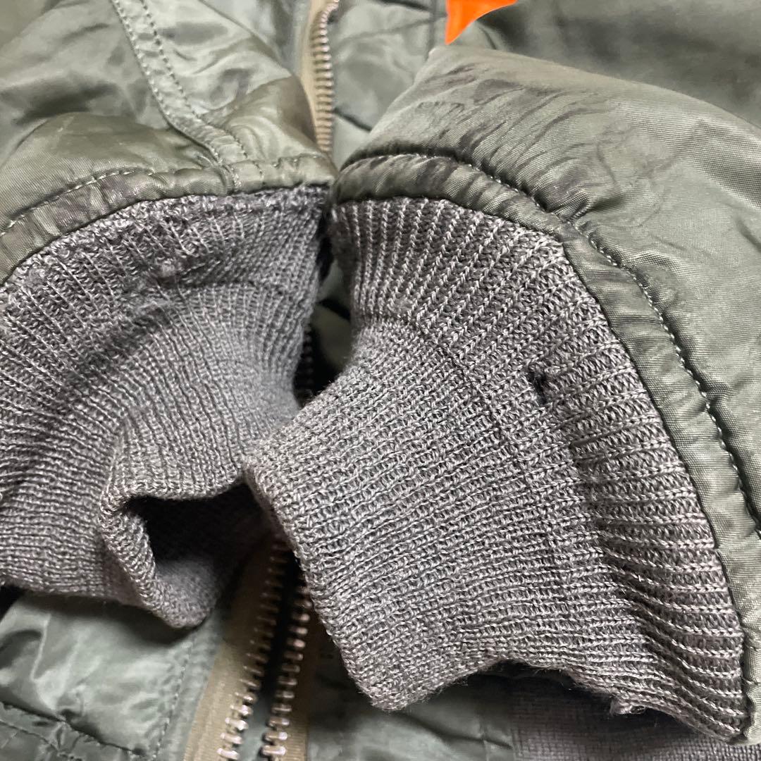 70s 米軍実物　MA-1 ALPHA 製　ビンテージ　希少サイズXL