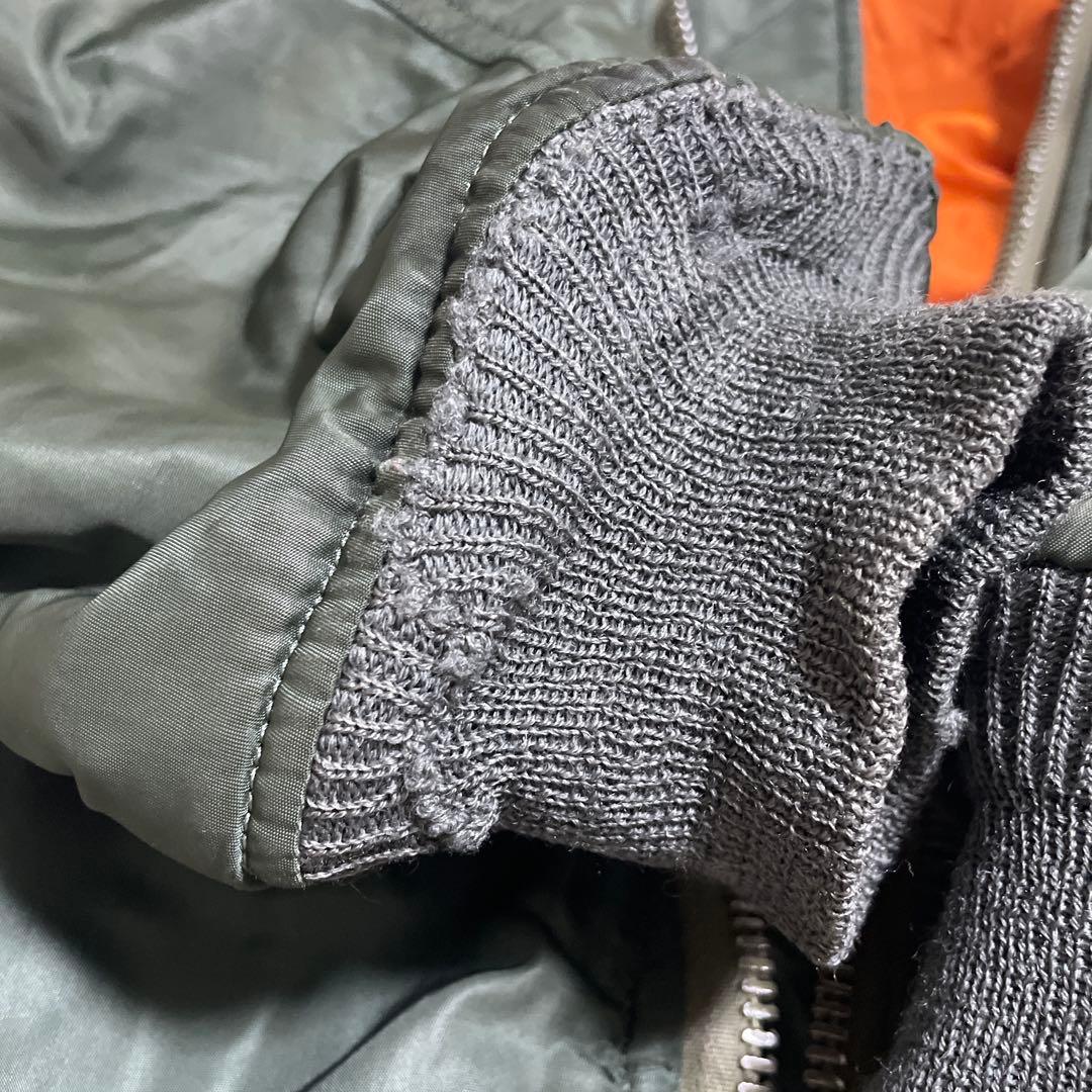 70s 米軍実物　MA-1 ALPHA 製　ビンテージ　希少サイズXL