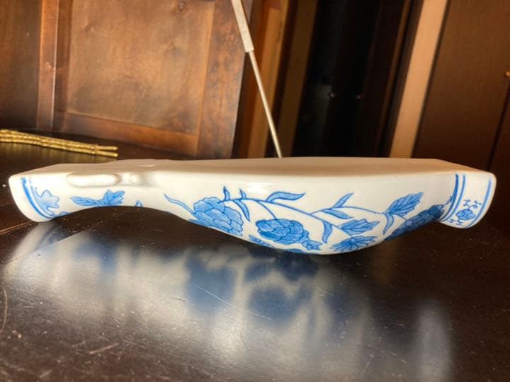 ヴィンテージシノワ オリエンタルローズ ウォールベース1個古代薔薇ハンドペイント