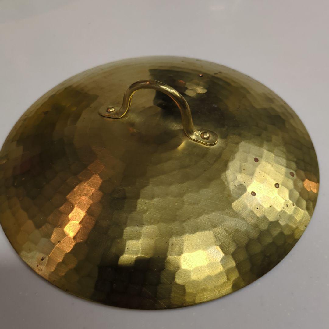 有次　真鍮製　段付鍋　21cm