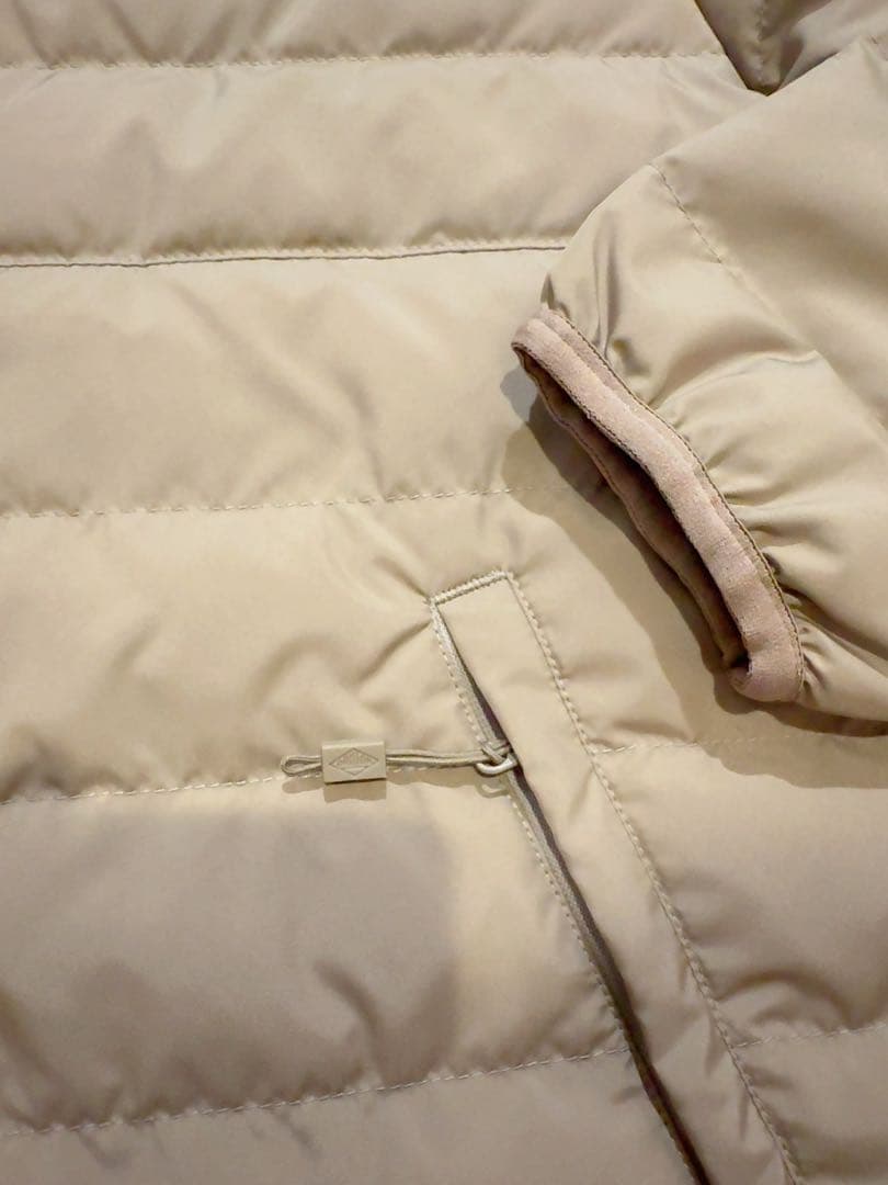 【新品】ダントン インナーダウン ジャケット サンドベージュM