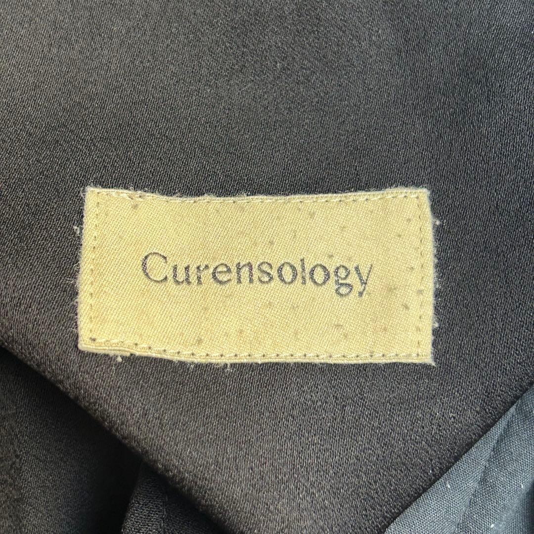 カレンソロジー 24AW サスペンダー付きタックパンツ フルレングス 黒