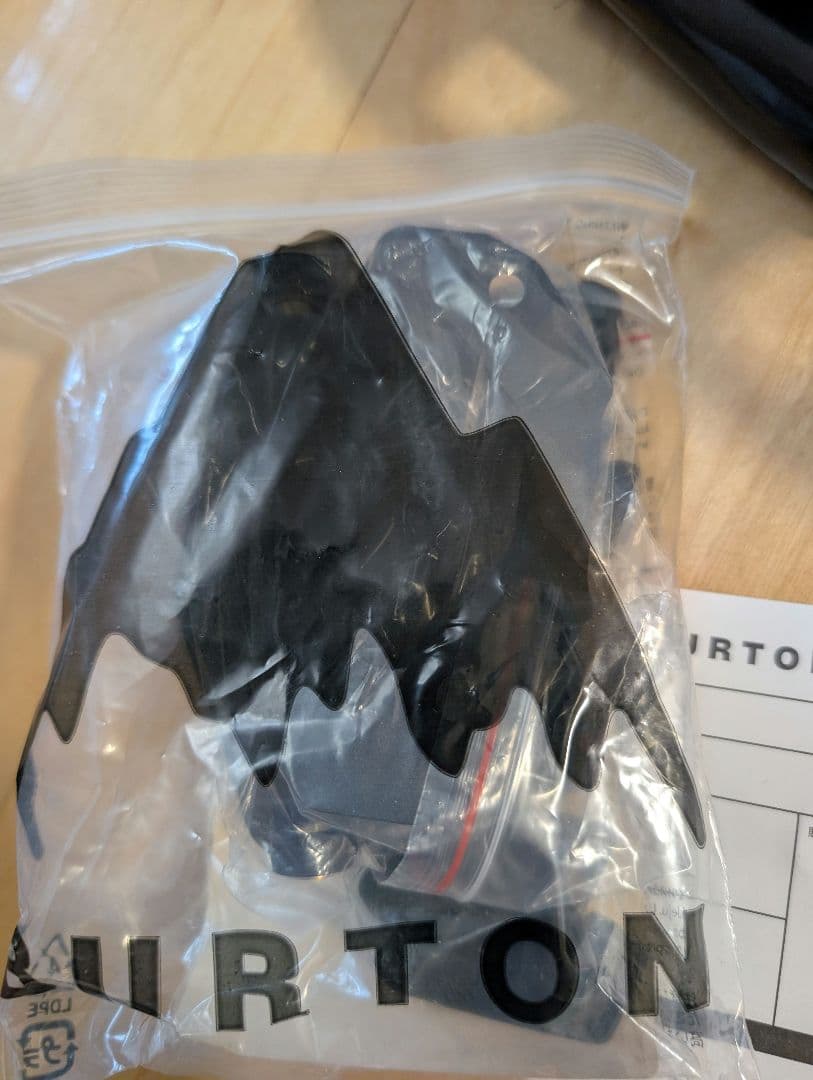 メンズ　バートン ステップオン スプリット バインディング　ブラック　S