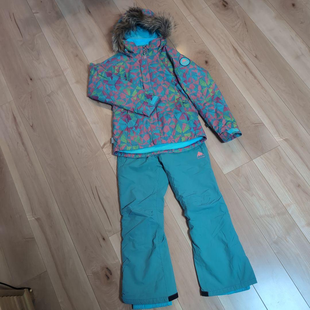 BURTON 子ども用スノーボードウェアセットMサイズ 140cm-147cm